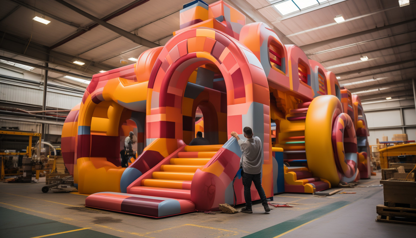 Le processus de fabrication des structures gonflables publicitaires